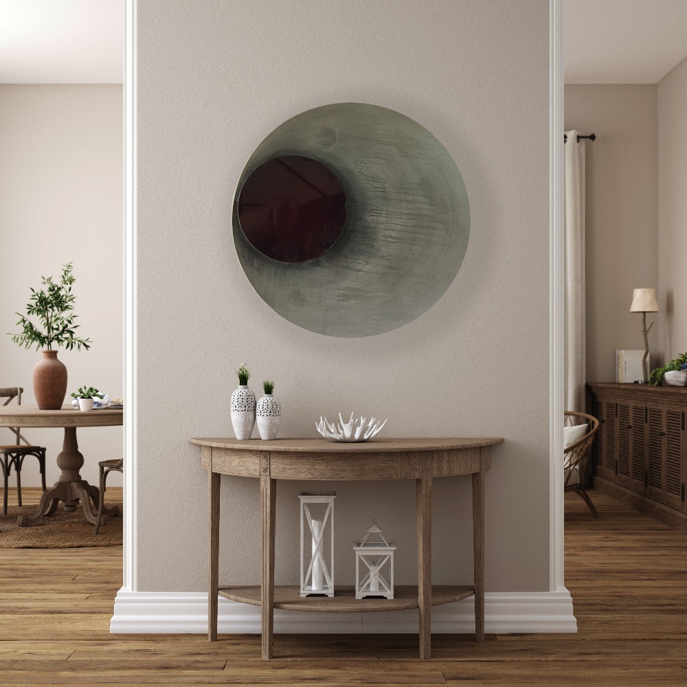 Painted Wood, Led Light