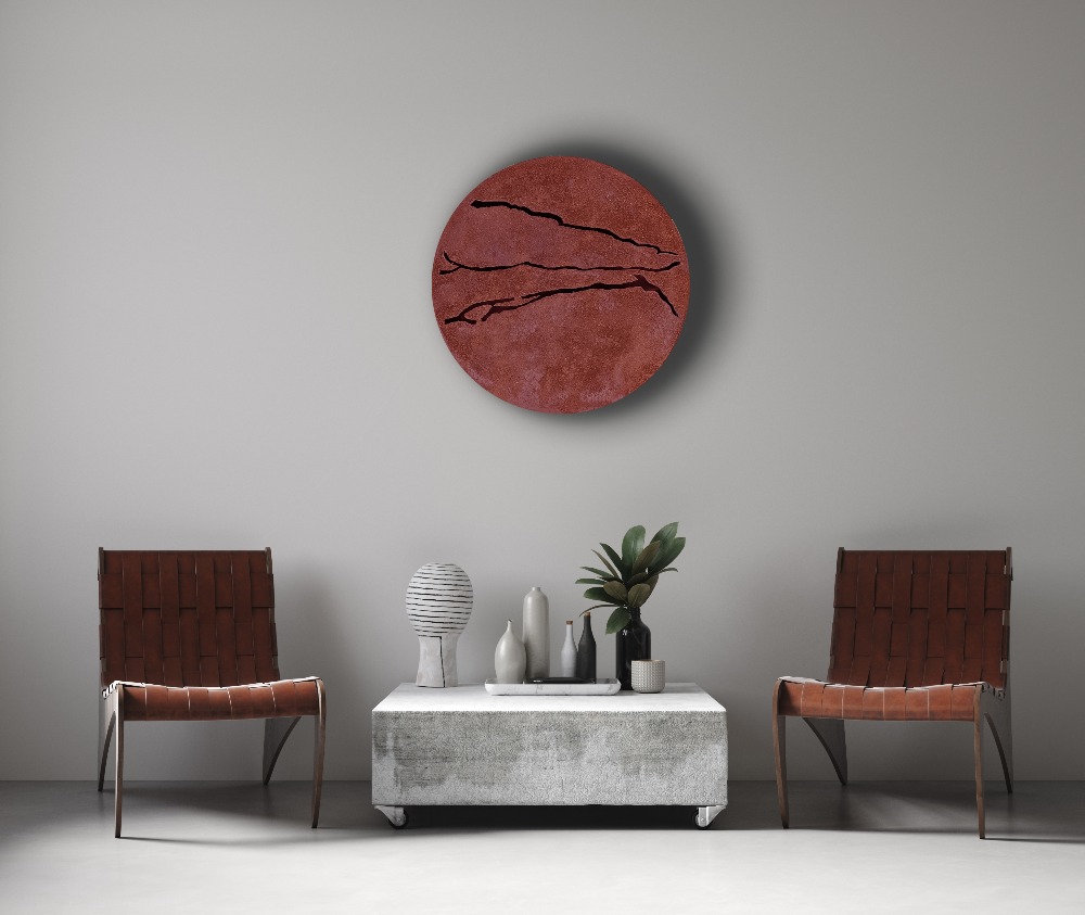 Painted Wood, Led Light